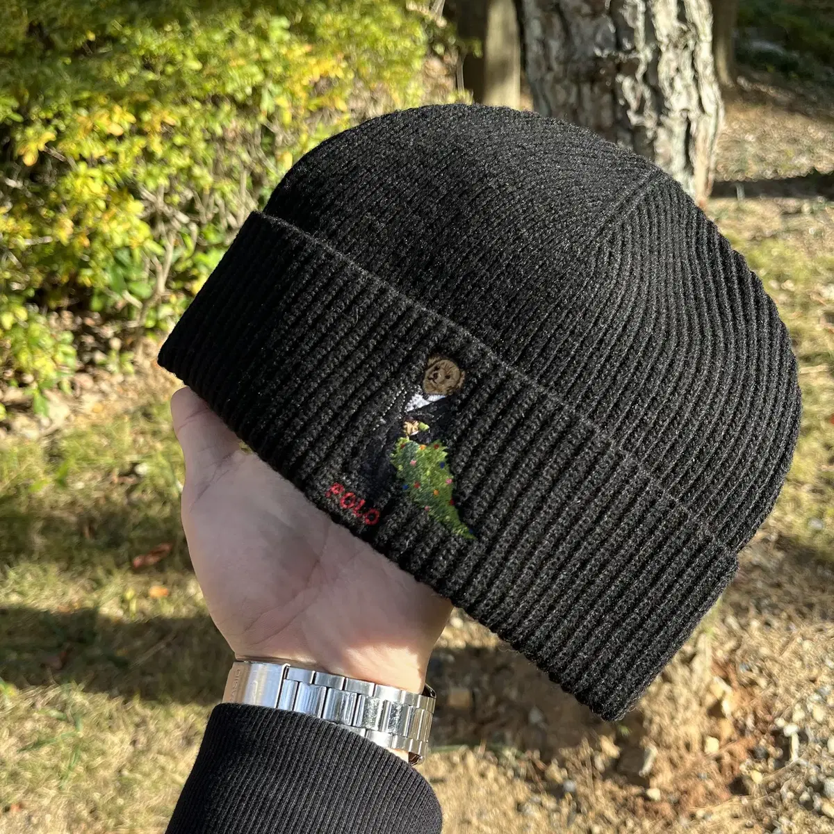 POLO RALPH LAUREN  Christmas Tree Beanie