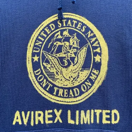 아비렉스 US Navy 와플 후드티 네이비 Avirex