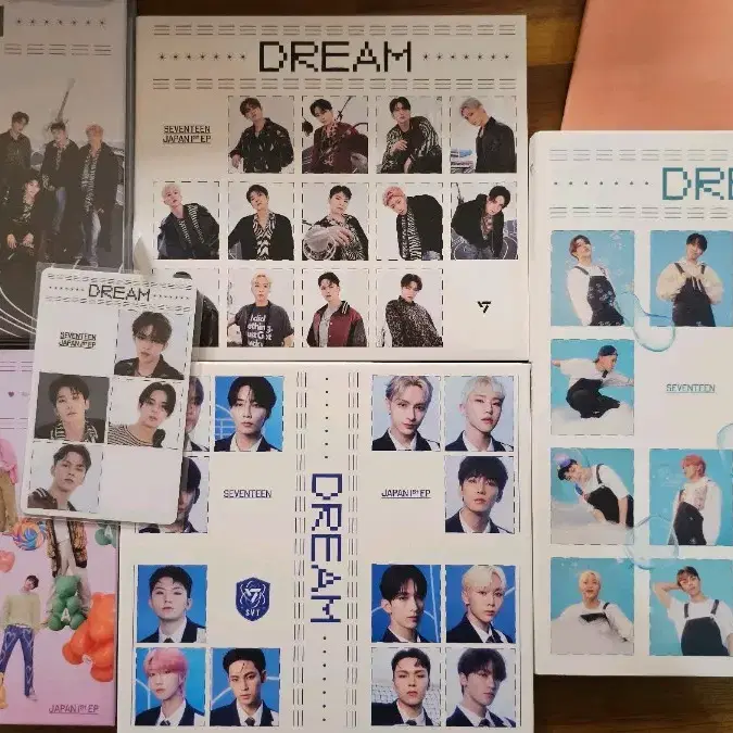 세븐틴 일본 앨범 dream A,B,C,D 캐럿버전