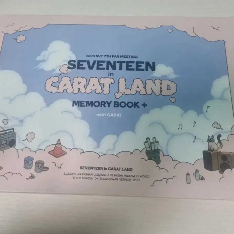 2023캐럿랜드 포카 스티커 엽서 dvd 세븐틴