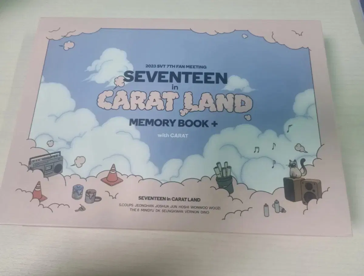 2023캐럿랜드 포카 스티커 엽서 dvd 세븐틴