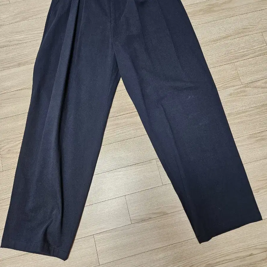 노운 wide chino pants navy 1사이즈