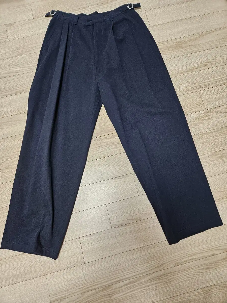 노운 wide chino pants navy 1사이즈