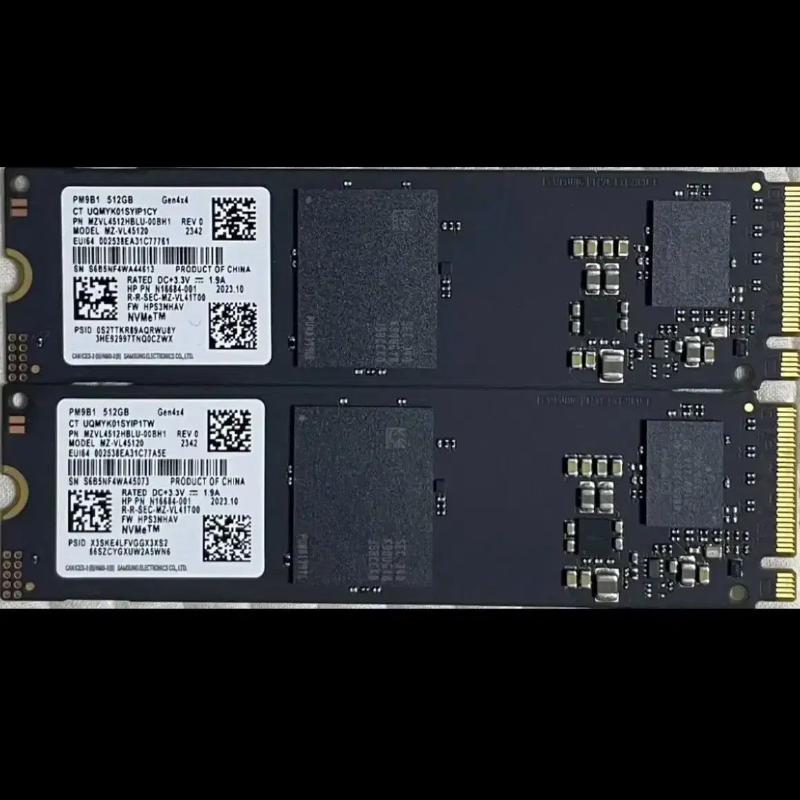 삼성PM9B1 Nvme512G 미사용 팝니다.