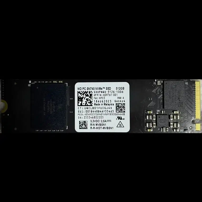 WDblack sn740 nvme512 팝니다.