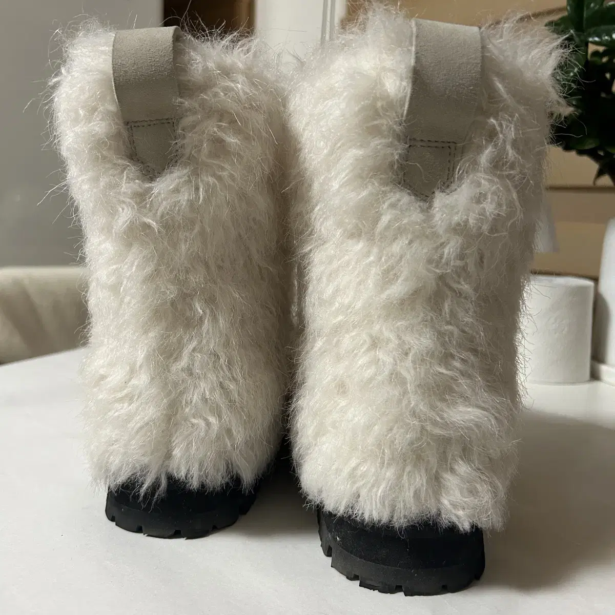 더바넷 에코 퍼부츠 eco fur boots