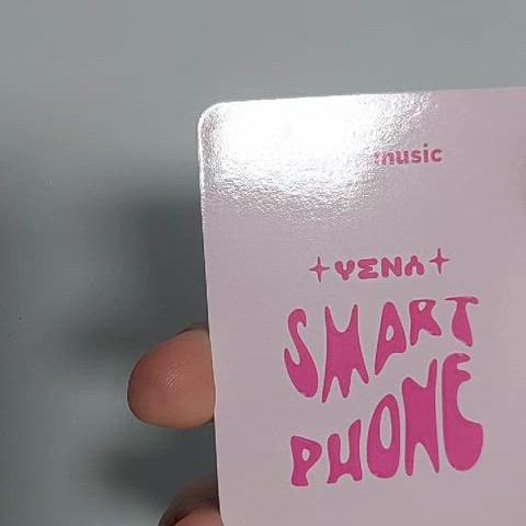 예나 'SMARTPHONE' 애플뮤직 럭키드로우 특전포카