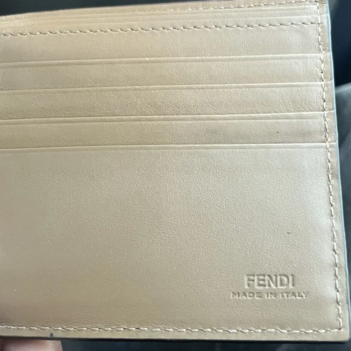 Fendi Fabric Bi-Fold Wallet Brown