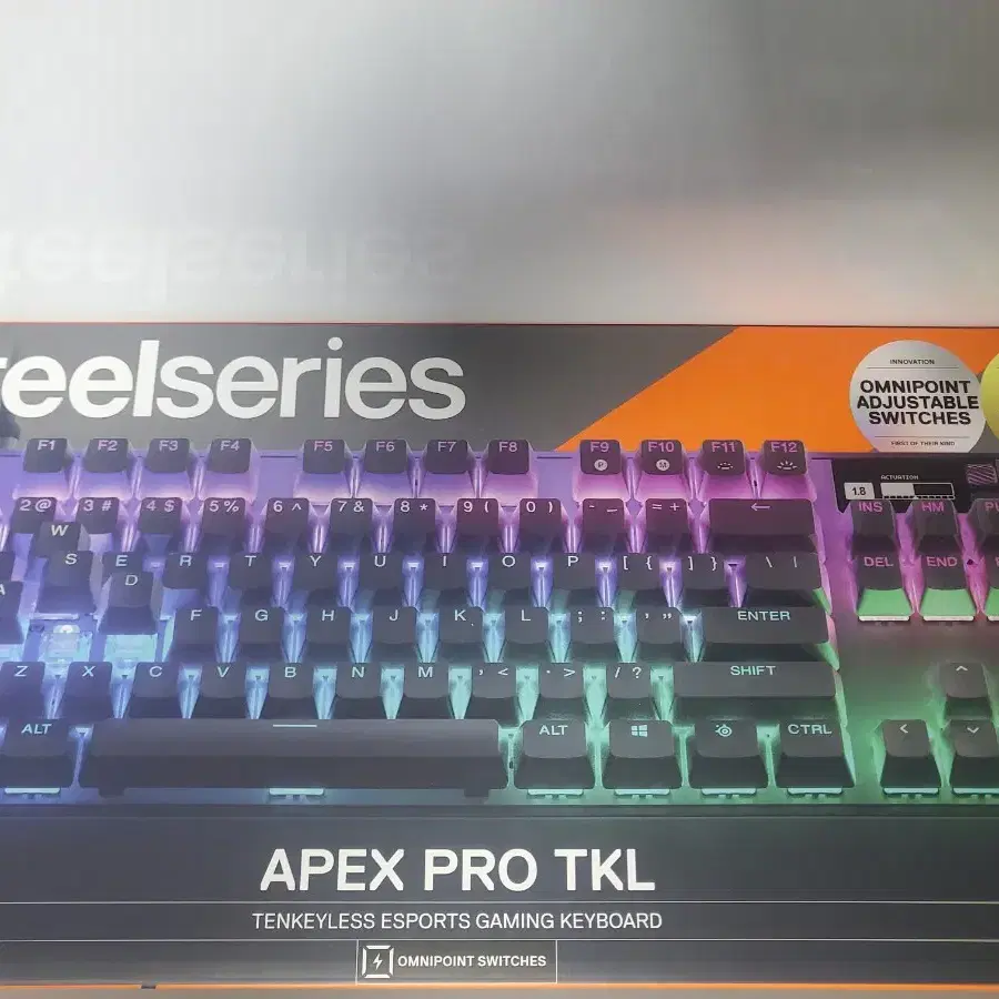 스틸시리즈 APEX PRO TKL 키보드 게이밍 키보드