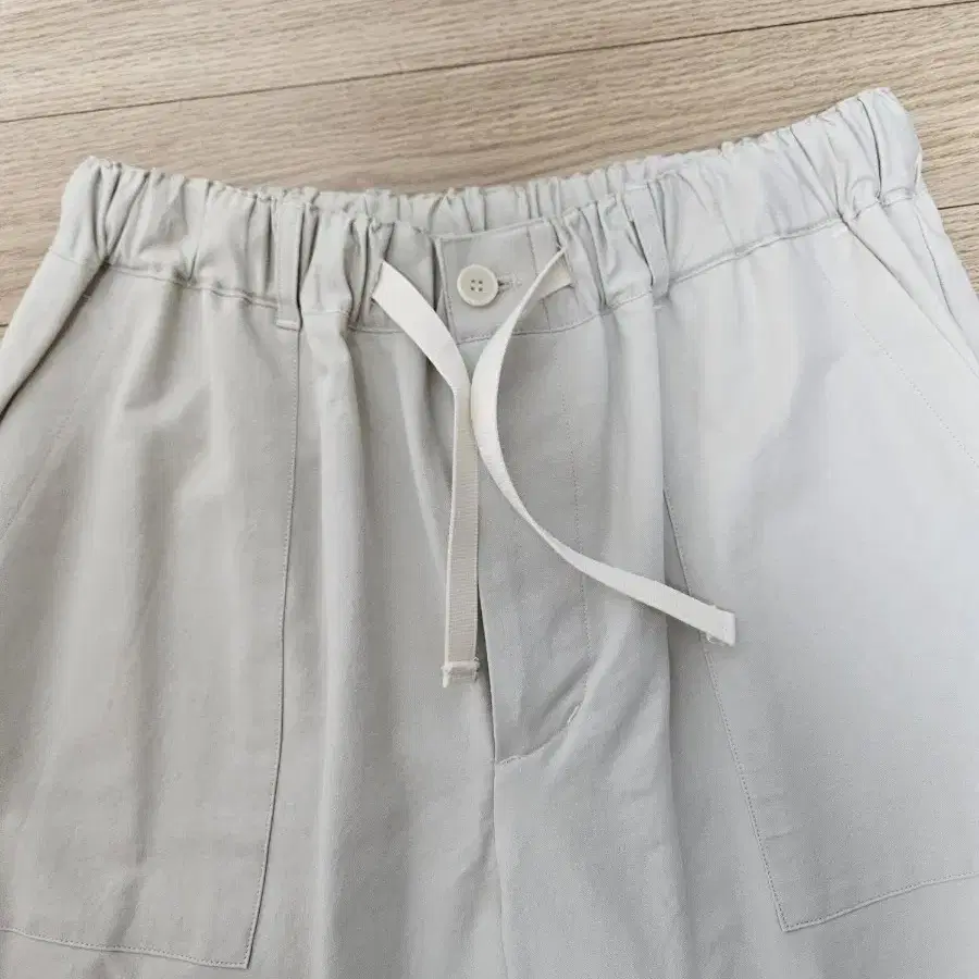 노운 wide banding cargo pants ivory 2사이즈