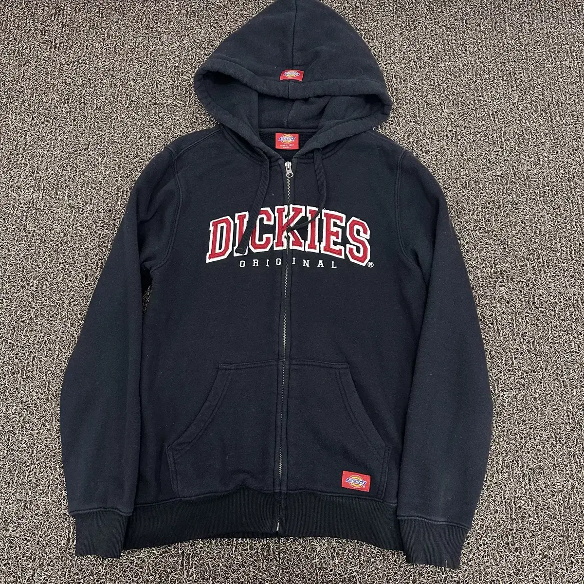 DICKIES 디키즈 여성 기모 후드집업 블랙 S