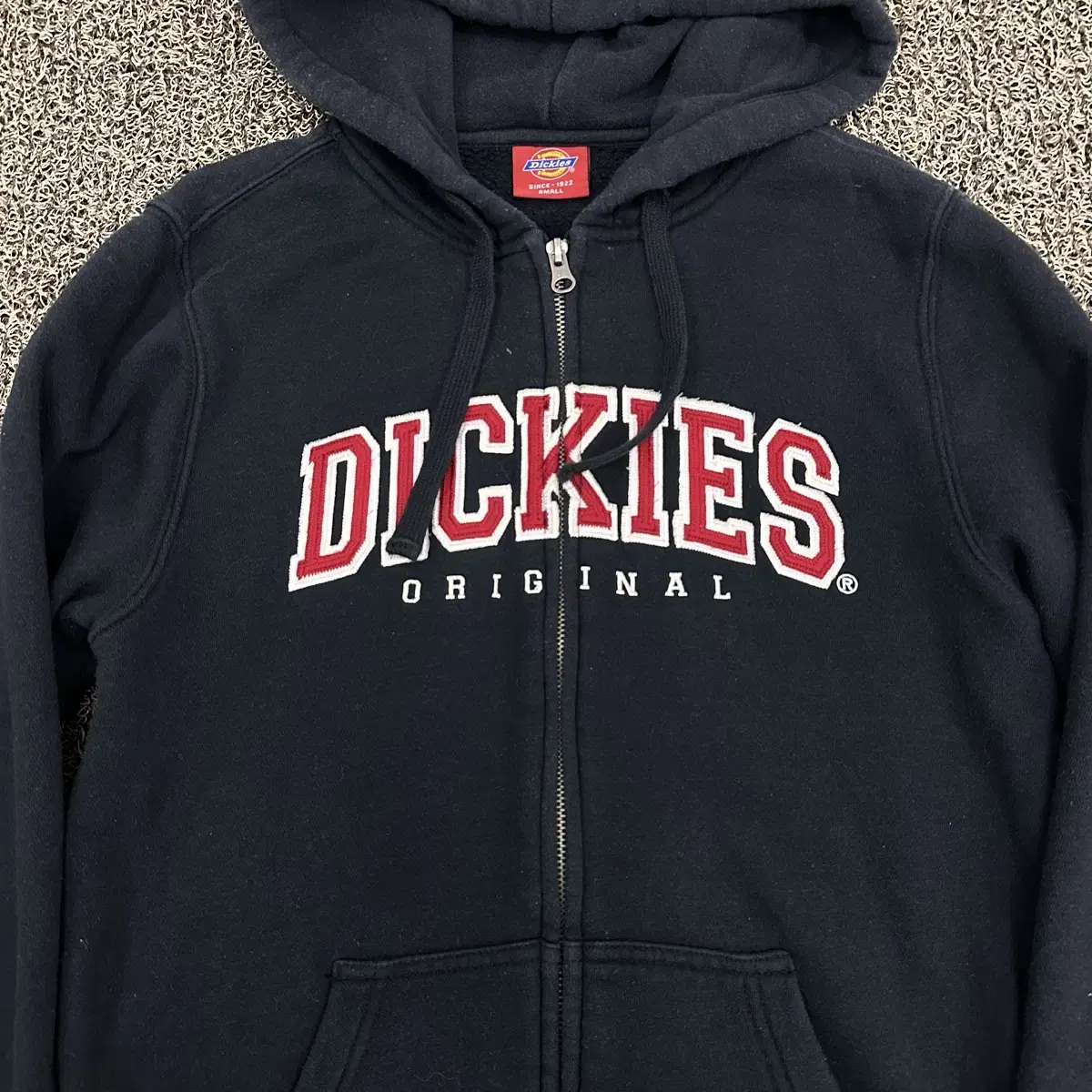 DICKIES 디키즈 여성 기모 후드집업 블랙 S