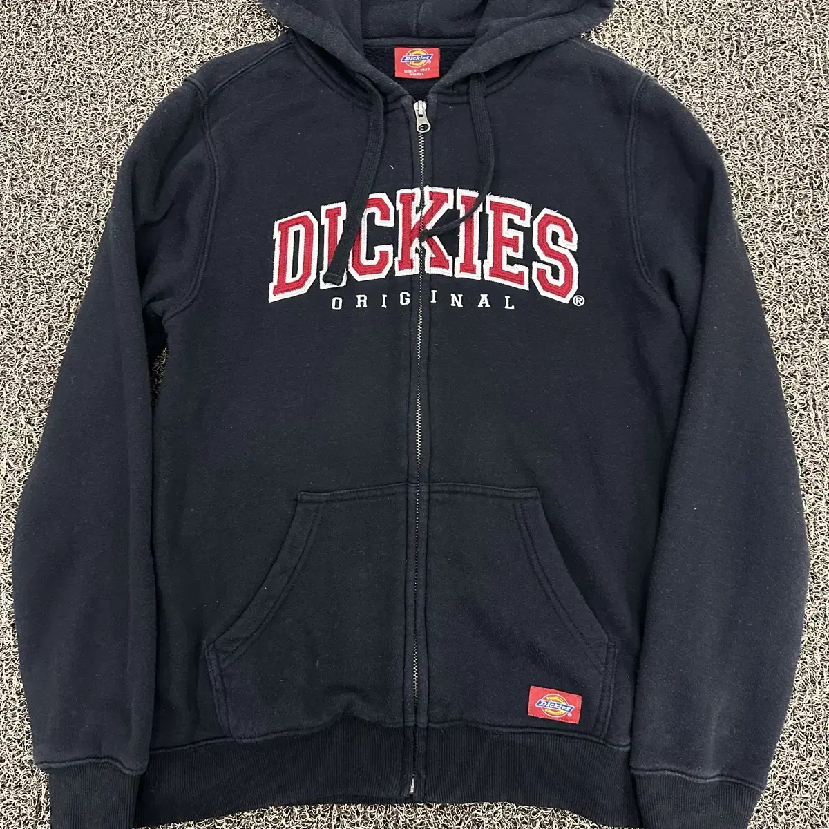 DICKIES 디키즈 여성 기모 후드집업 블랙 S