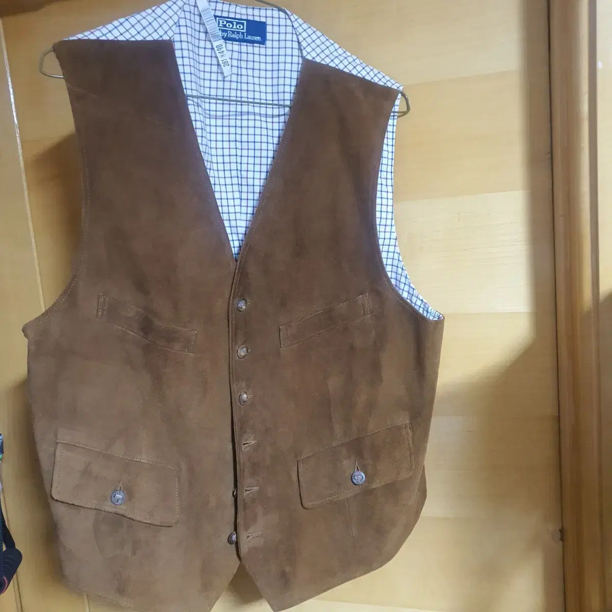 폴로 스웨이드 vest