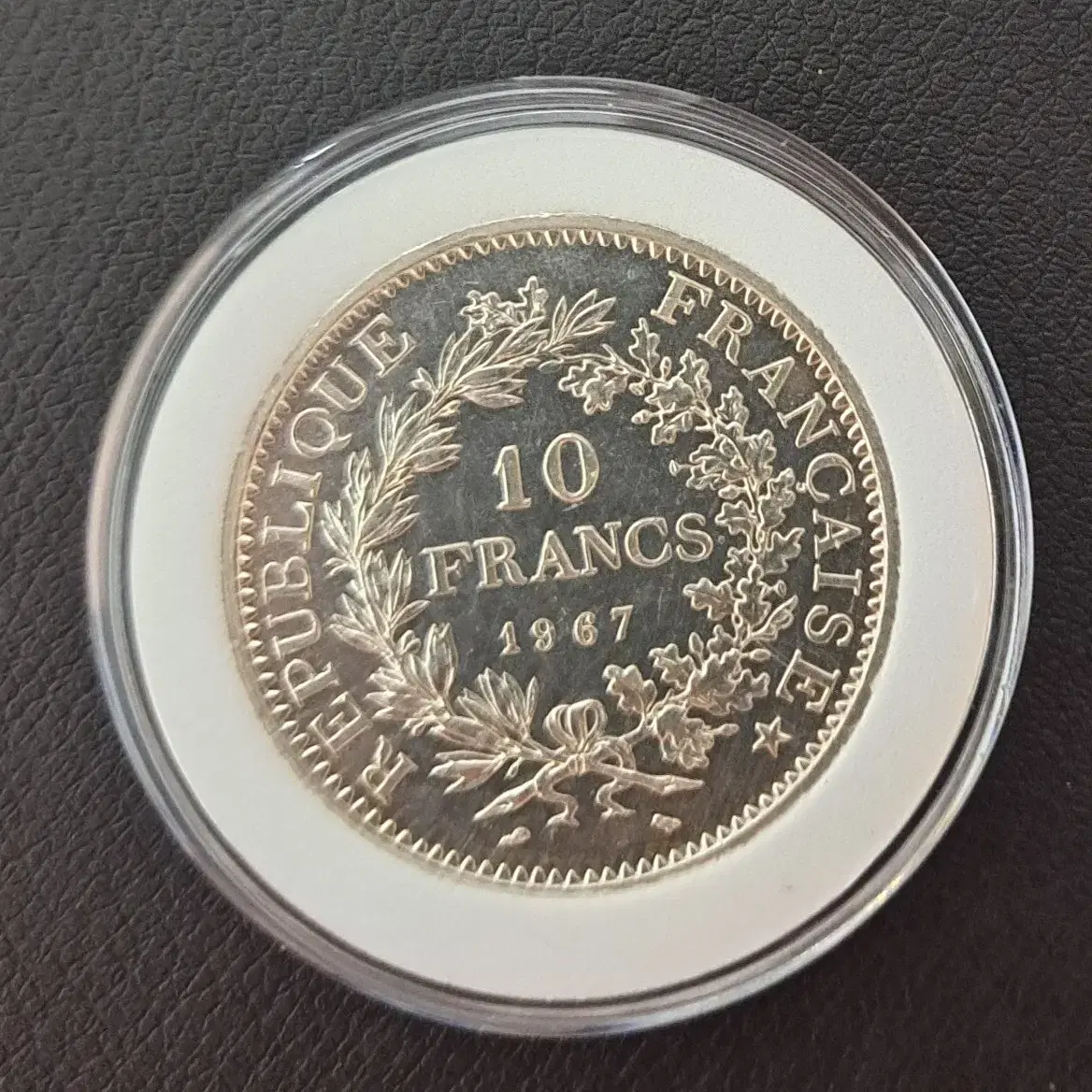 1967년 프랑스 헤라클레스 은화 10 Franc 입니다