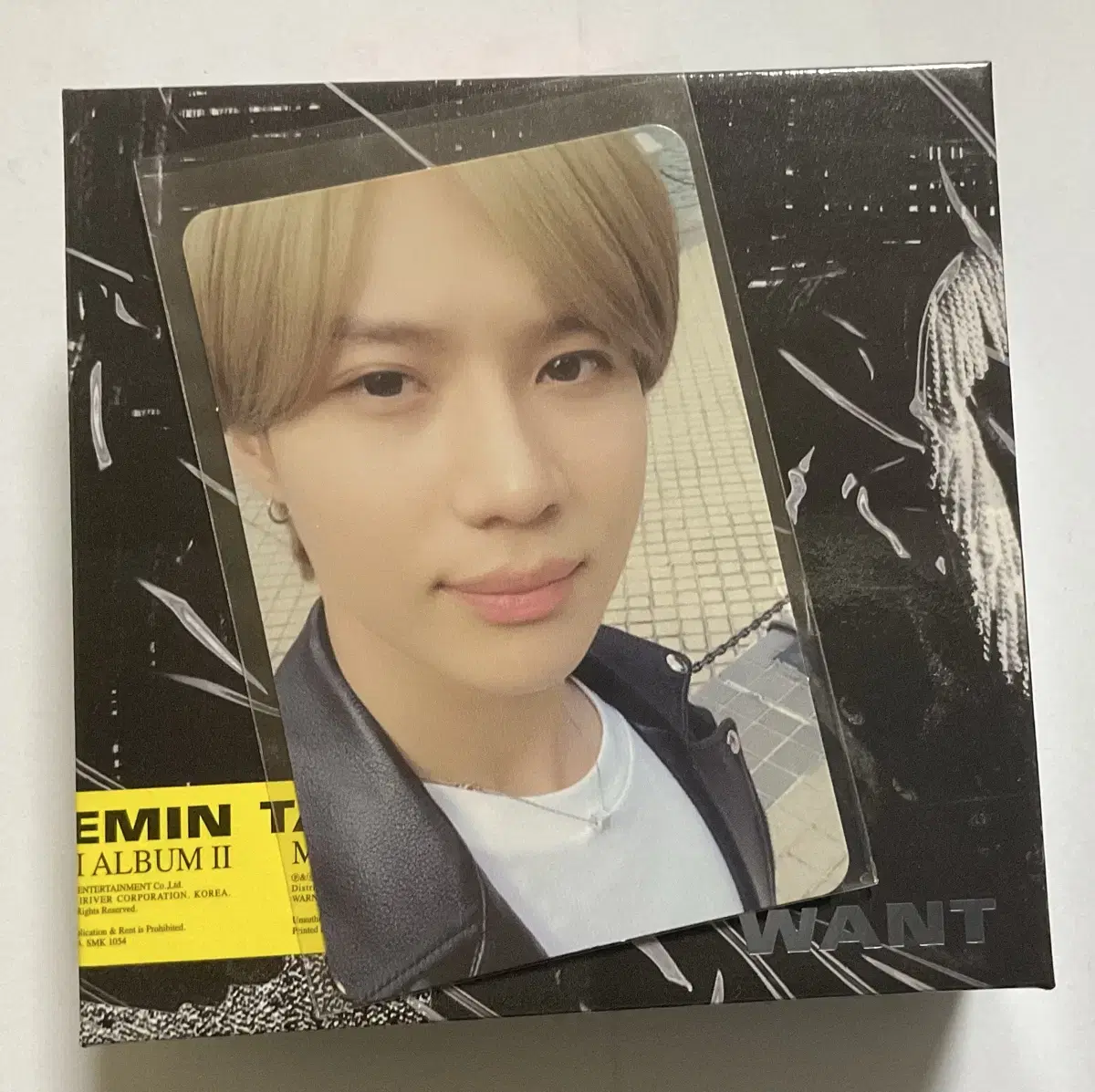 Shinee taemin Wanted kit kihno album photocard incl.