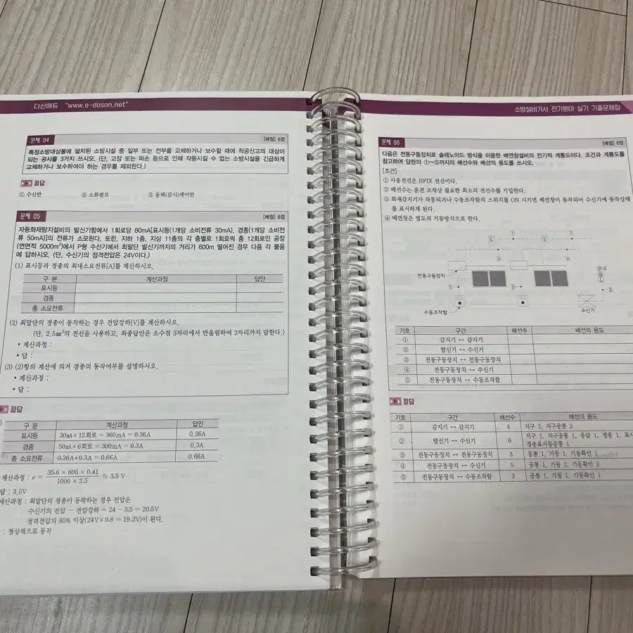 다산에듀 소방설비기사 전기분야 실기 기출문제집(usb포함)