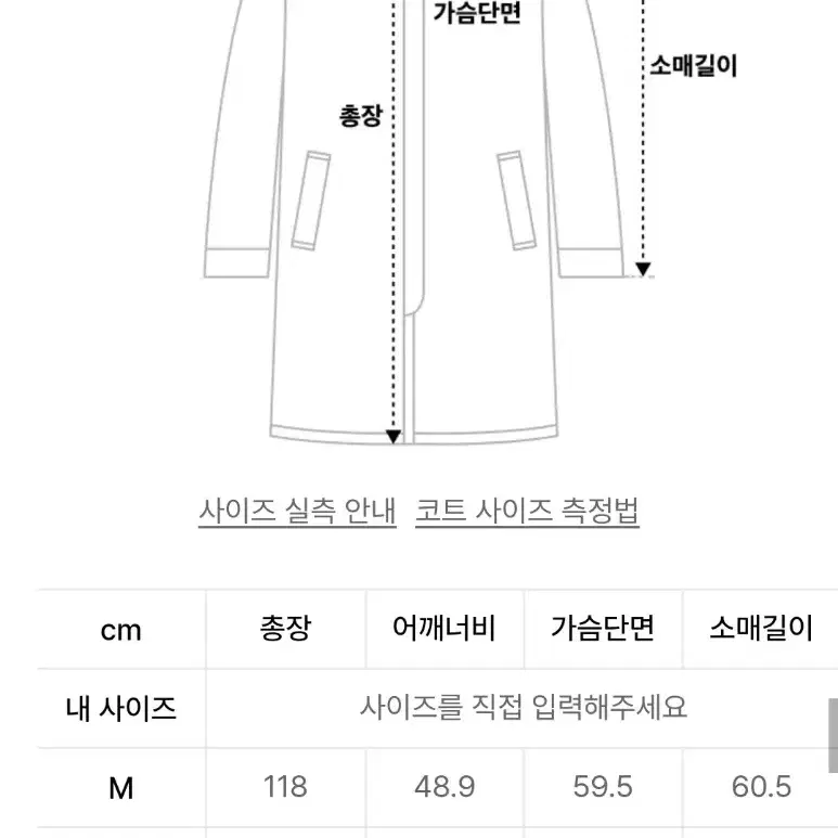 (새상품) 무신사 스탠다드 캐시미어 블렌드 대디 숄더 싱글 롱코트