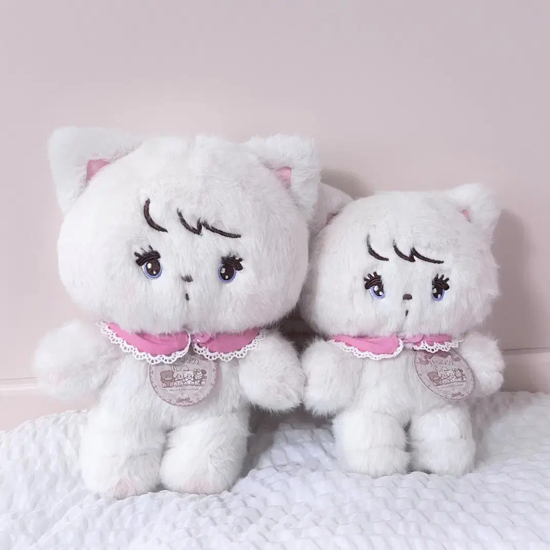 미코 캐릭터즈 mikko 무스 (고양이) 인형 20cm 뼈깅