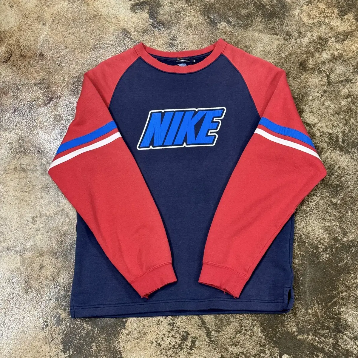 00s NIKE Raglan Stripe Sweatshirt