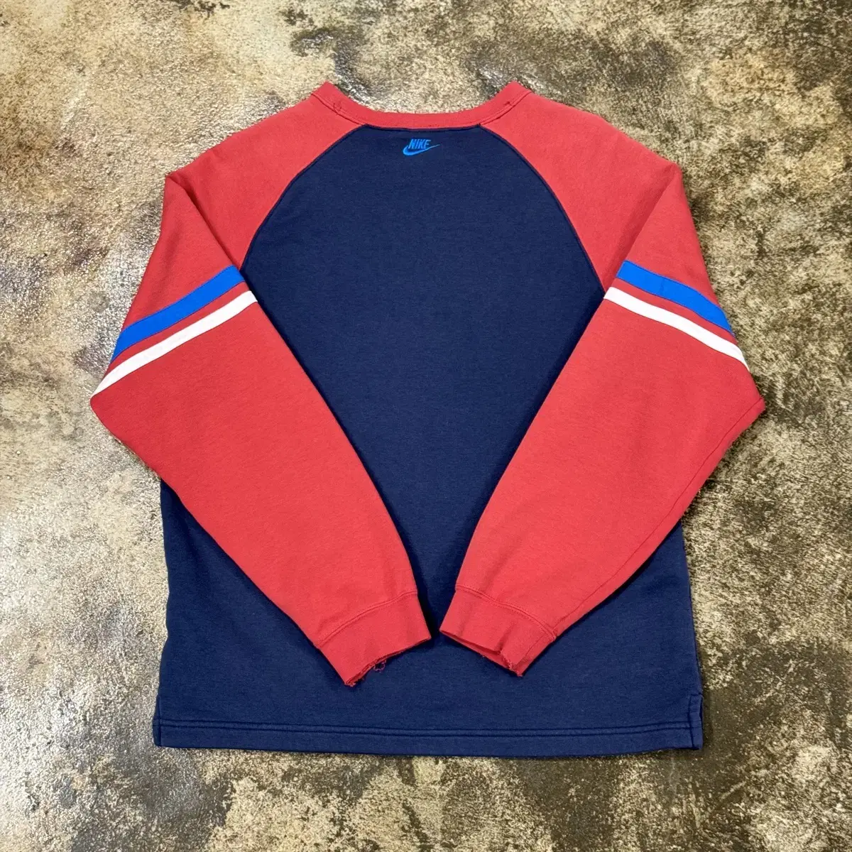 00s NIKE Raglan Stripe Sweatshirt