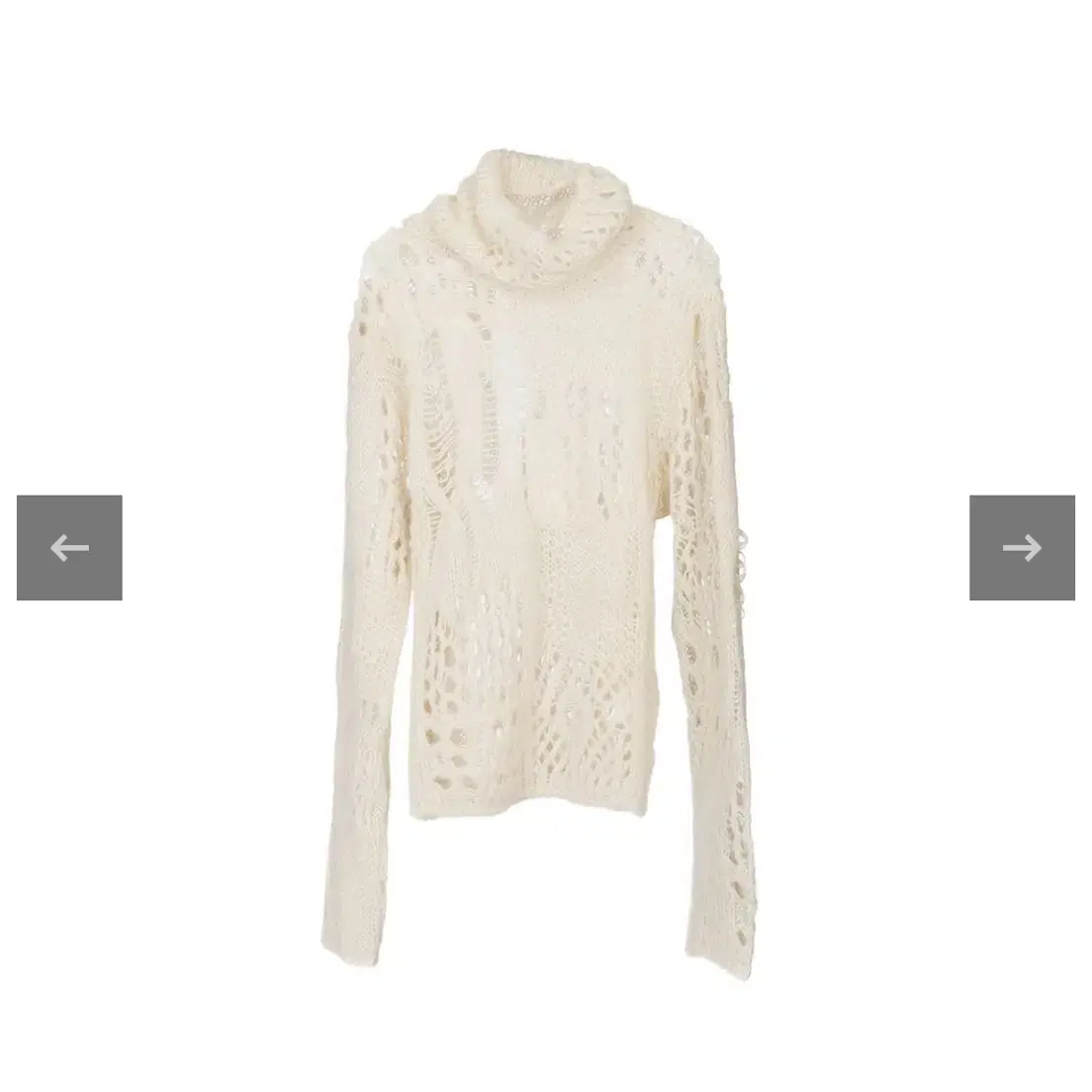 Our Legacy 아워레가시 CROCHET ROLL NECK BONE