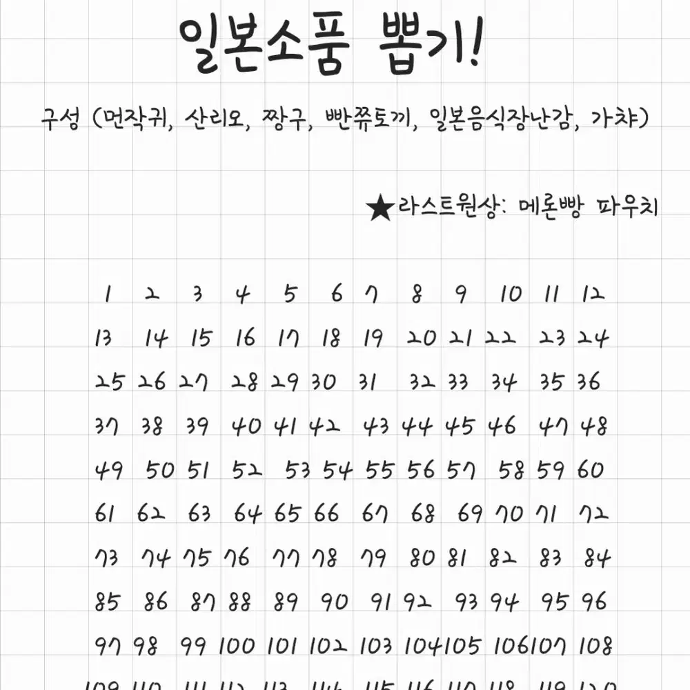 (5+1) 일본소품 뽑기 먼작귀 짱구 산리오 일본 가챠 푸딩 메론빵 고전