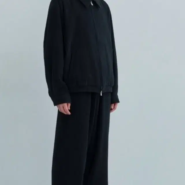 스틸네스 Brushed Wool Blouson Black 2