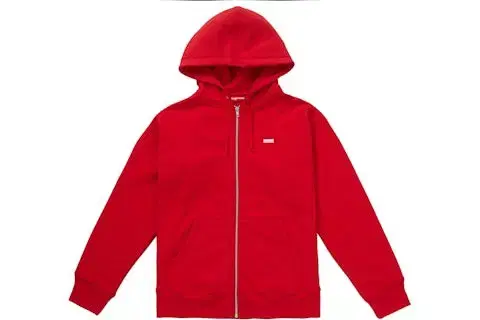 슈프림 레드 후드 집업(XL) Supreme Windstopper Zip