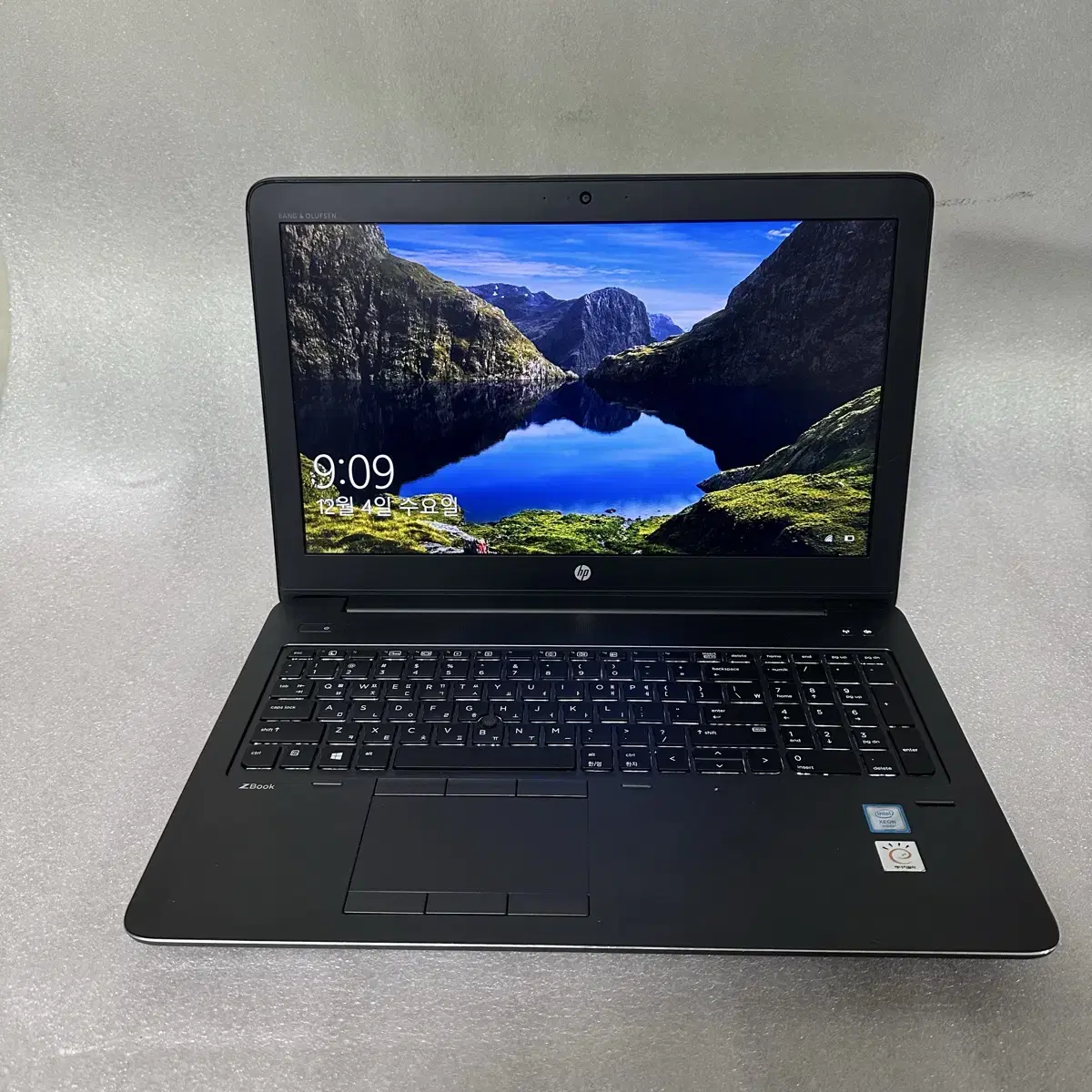 HP Zbook 워크스테이션 노트북 15 G4 E3 1535 V6