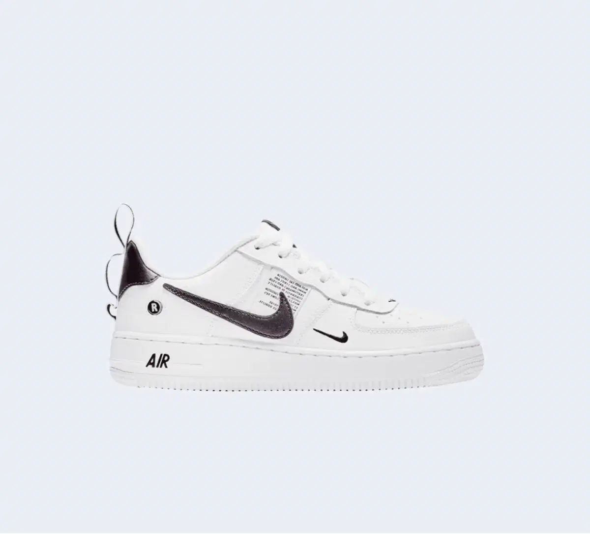 (GS) Nike Air Force 1 Low Utility White Black 225