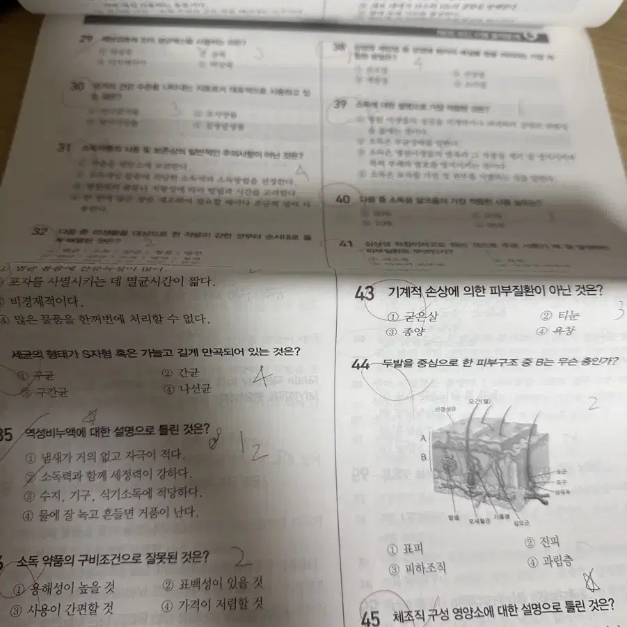 헤어미용사 필기 문제집