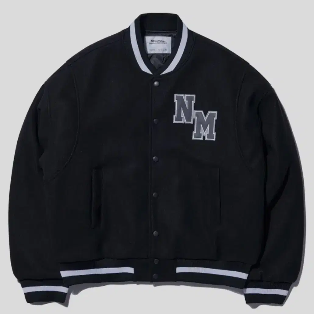 노메뉴얼 TAYLOR VARSITY JACKET - BLACK