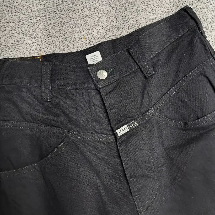 peale denim 일본도메스틱 블랙와이드  카팬터팬츠