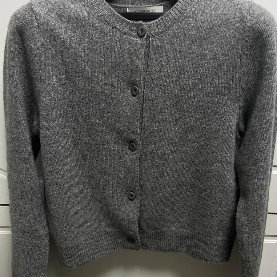 낫띵리튼 가디건 Tome round cardigan (Gray)