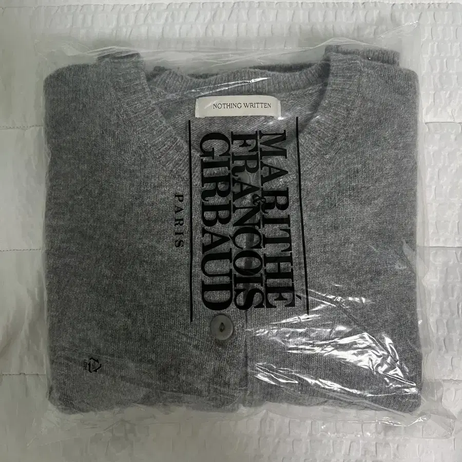 낫띵리튼 가디건 Tome round cardigan (Gray)