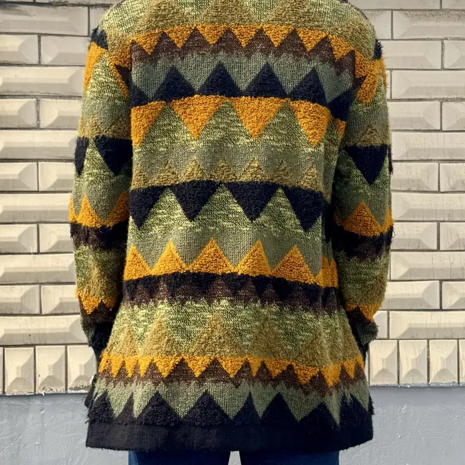 vintage Italy wool blend knit cardigan