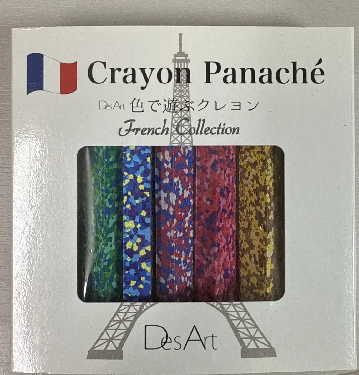 des art 아트크레용 5색 세트 french collection