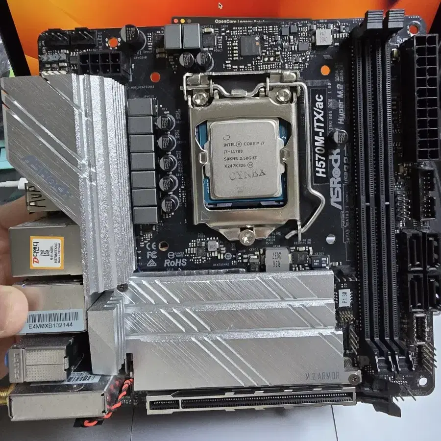 i7-11700, asrock h570m-itx