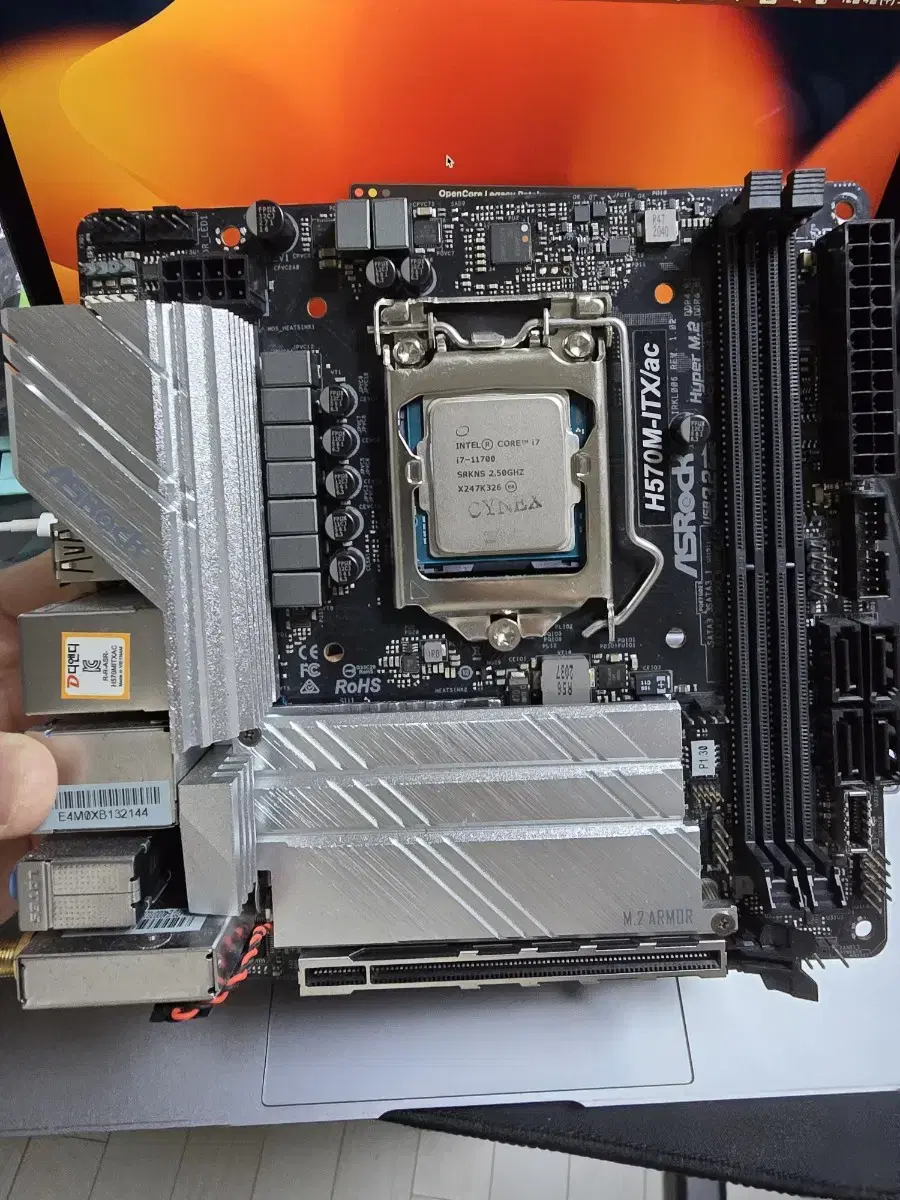 i7-11700, asrock h570m-itx