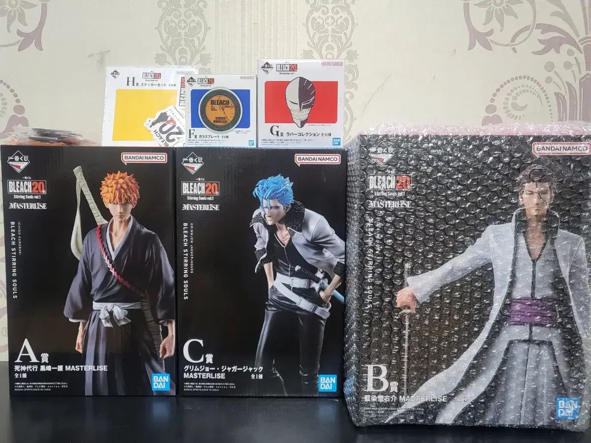 Bleach First Lottery 20th Anniversary A,B,C Set (Domestic, Subscription Service) Sells