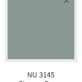 (새 것),(NU 3145 Stormy Green) 순수 내부용 페인트