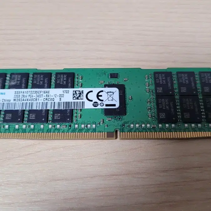 삼성 서버 램 워크스테이션 32GB DDR4 PC4 2400T