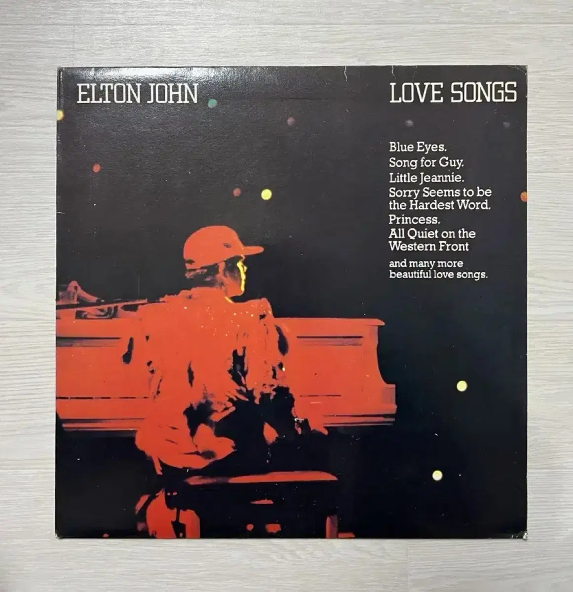 ELTON JOHN LOVE SONGS LP 엘튼존 엘피