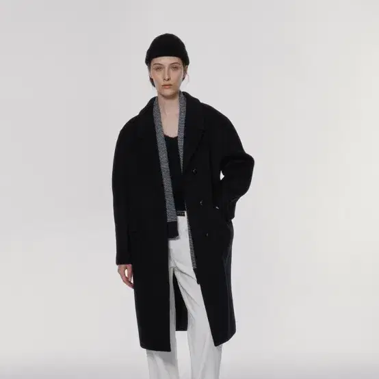 낫띵리튼 코트 Mayor oversized coat (Black)