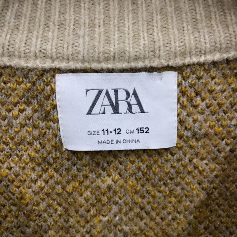 자라 ZARA 체크 가디건 95 S02597