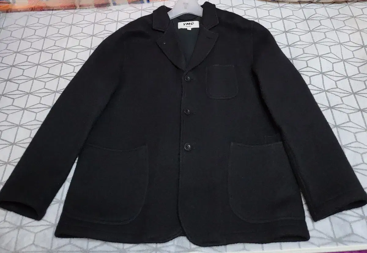 [L]  YMC 3B wool blazer black 3버튼 울 블레이져