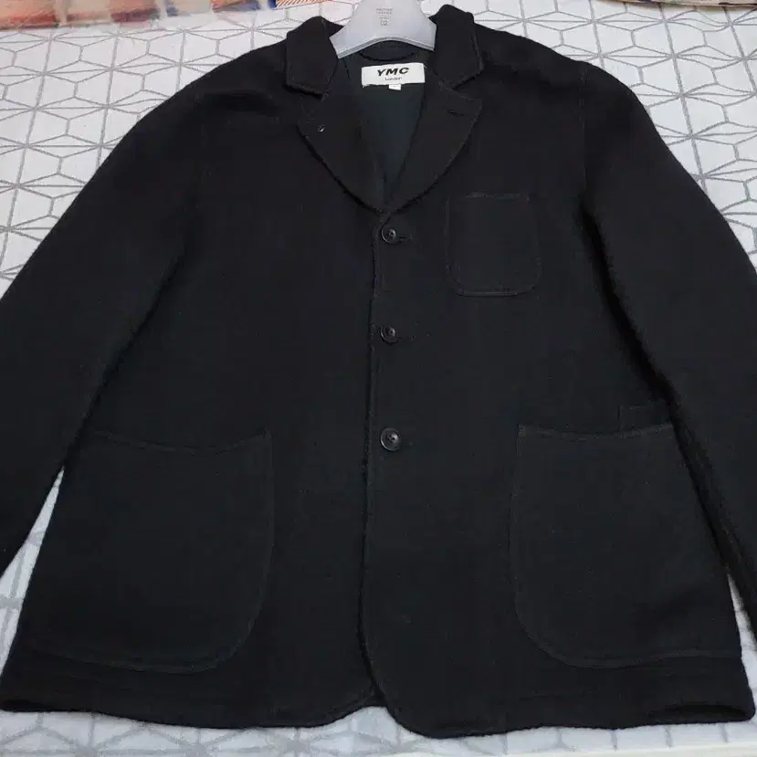 [L] YMC 3B wool blazer black 3버튼 울 블레이져