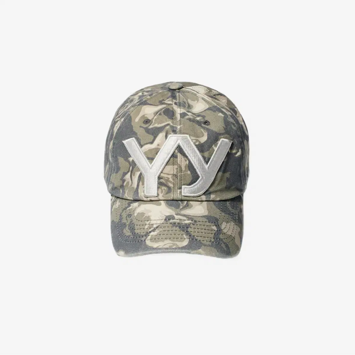 Open Yy Camo Ball Cap Khaki 오픈와이와이 카모 볼캡