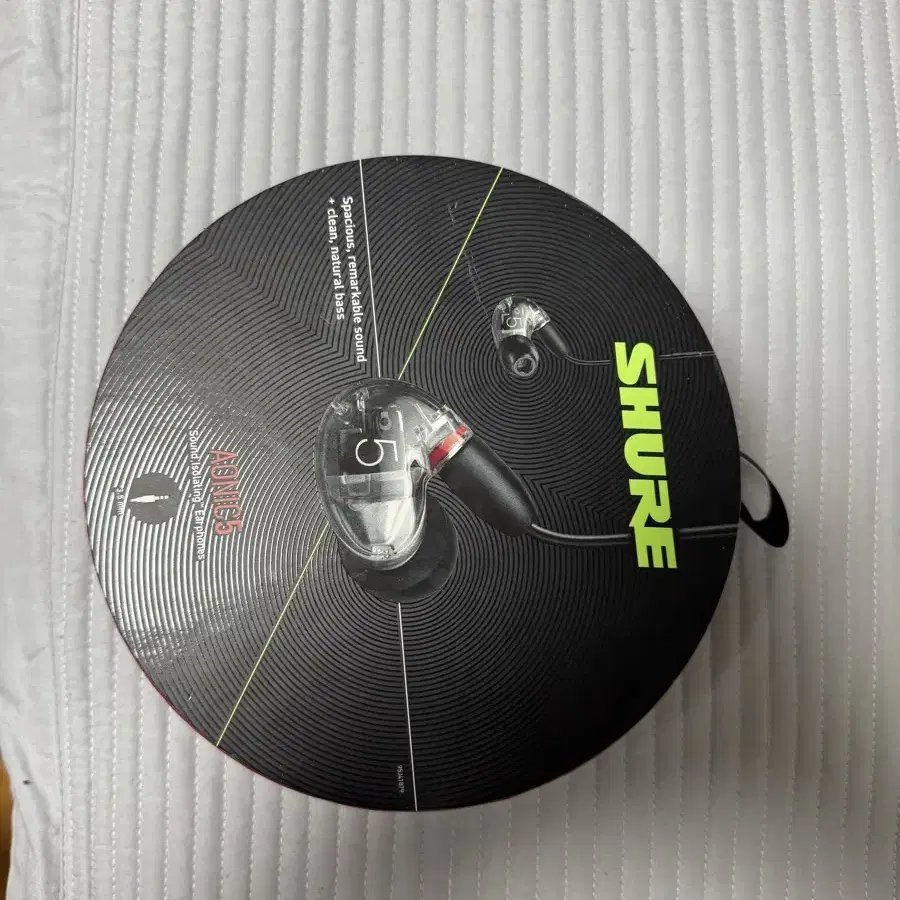 슈어 shure aonic5 클리어 색상 이어폰